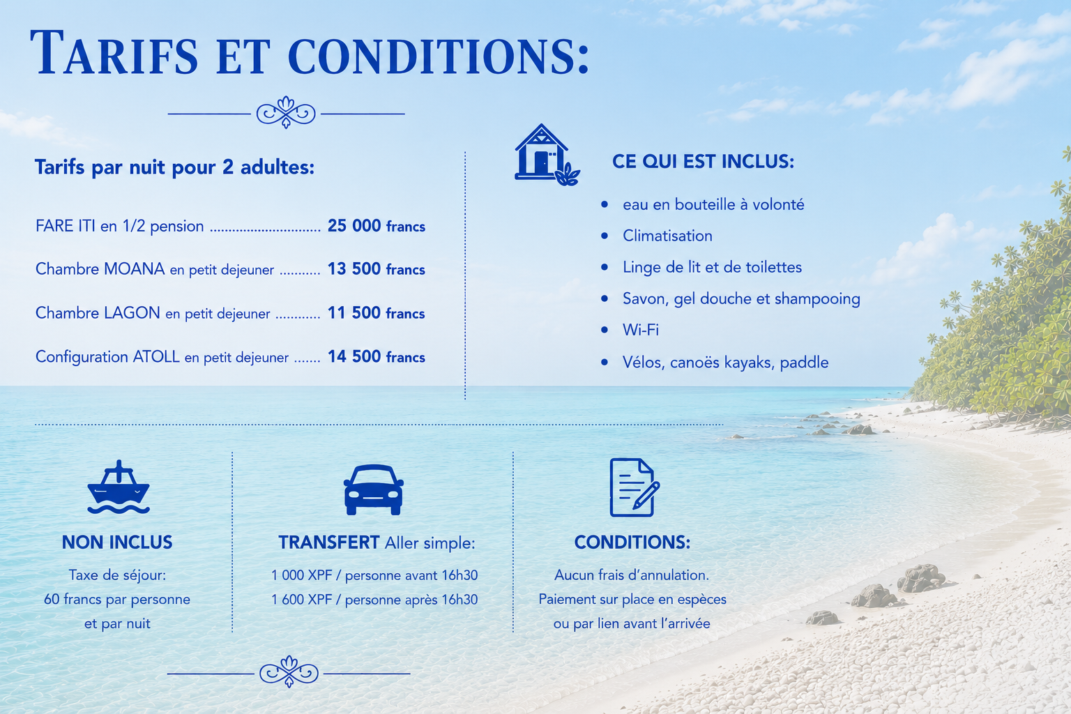 LE FARE BLEU